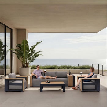 MoDe Ottawa 4-piece Outdoor Patio Deep Seating Set