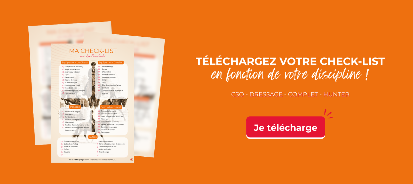 Votre check-list