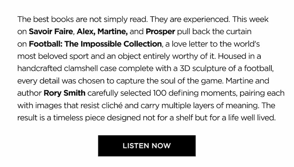 The Making of Football: The Impossible Collection