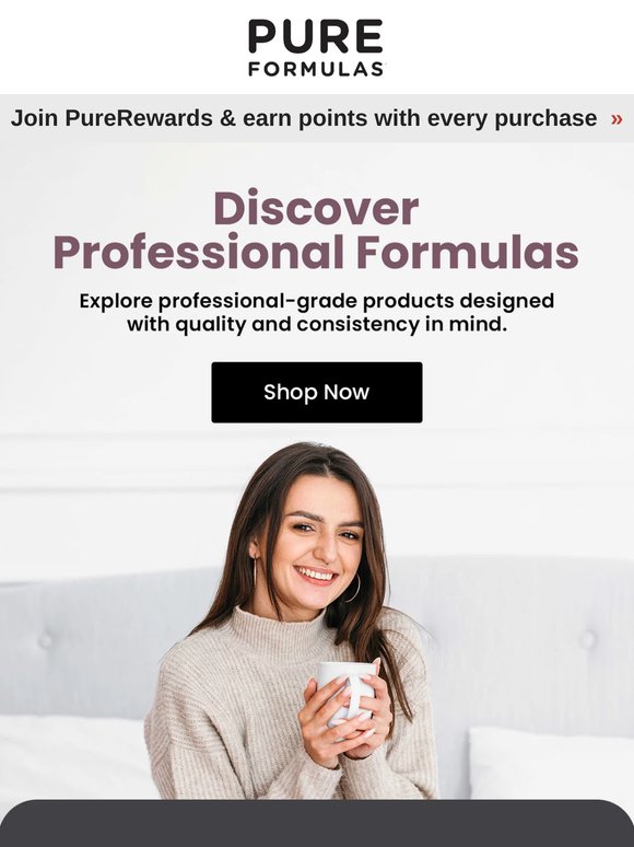 Professional Formulas: Trusted wellness support 🌿