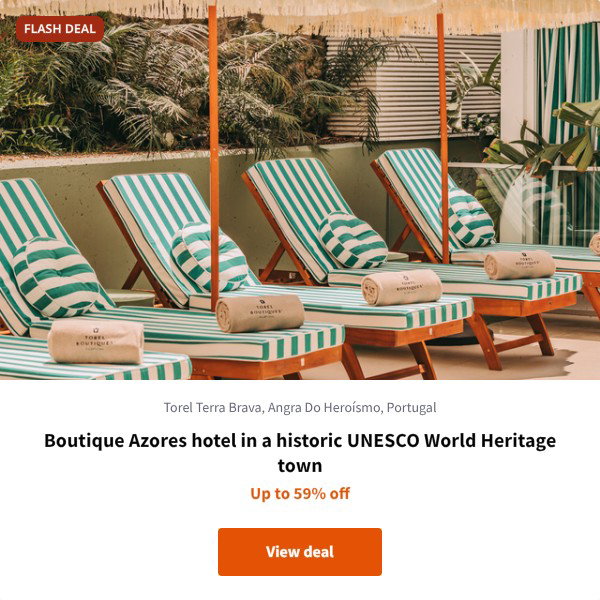 Boutique Azores hotel in a historic UNESCO World Heritage town
