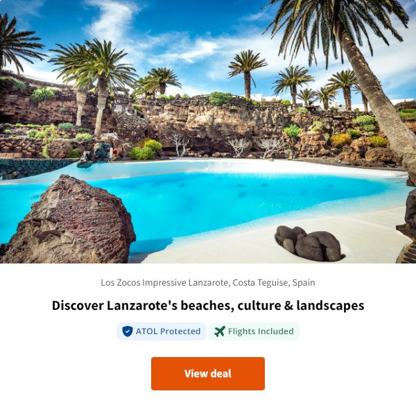 Discover Lanzarote's beaches, culture & landscapes