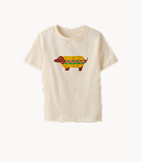 Classic Fit Graphic T-Shirt | Hotdogs