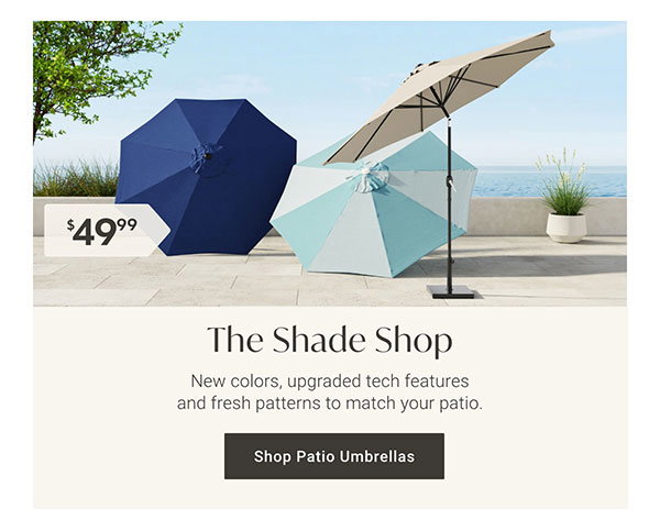 The Shade Shop | Shop Patio Umbrellas >