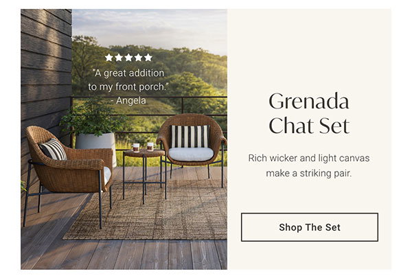 Grenada Chat Set | Shop the Set >