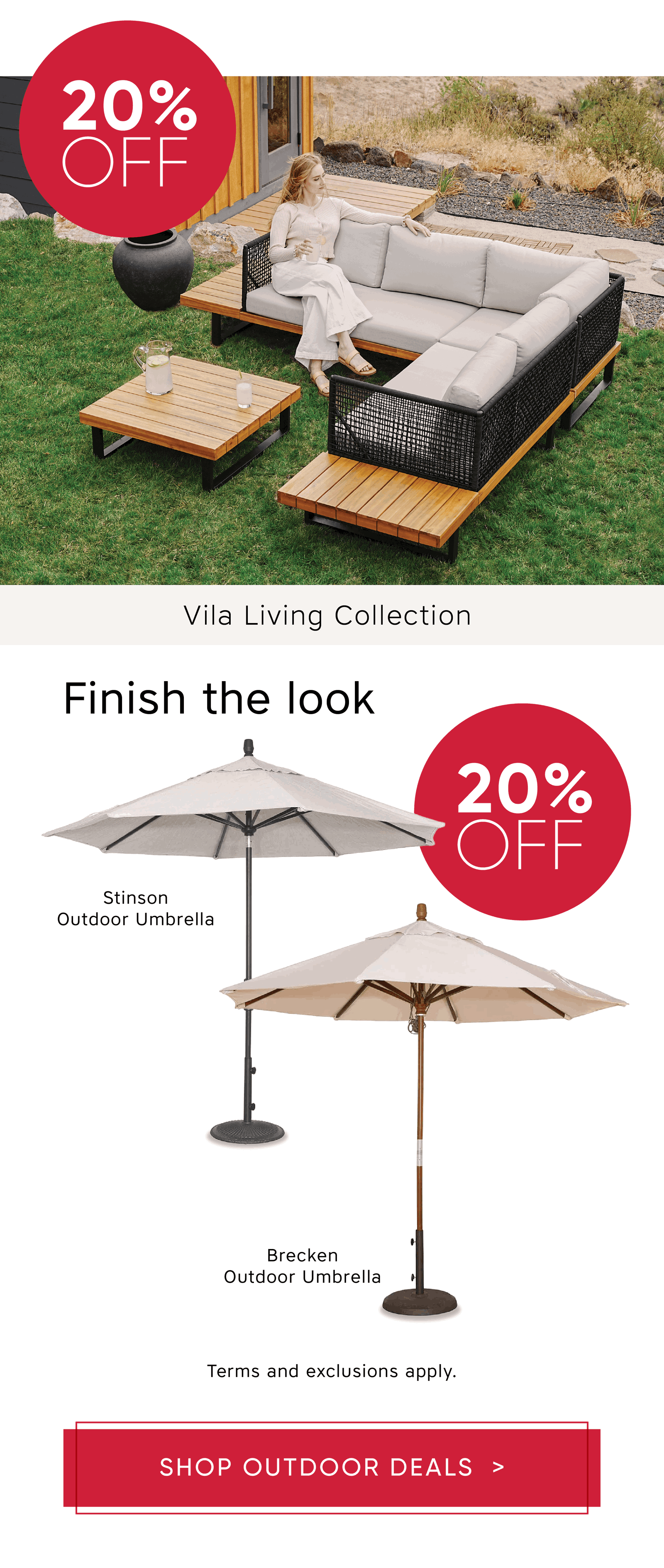 Shop Outdoor Collections on Sale