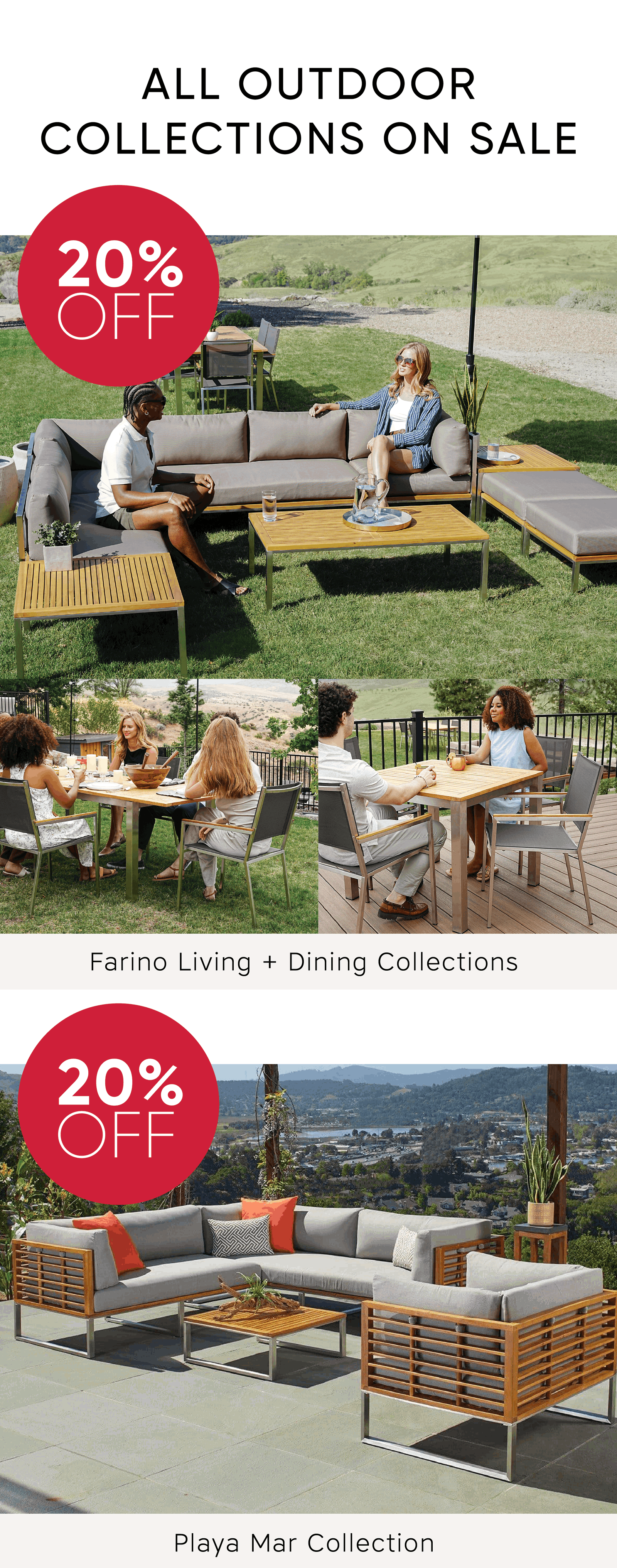Shop Outdoor Collections on Sale
