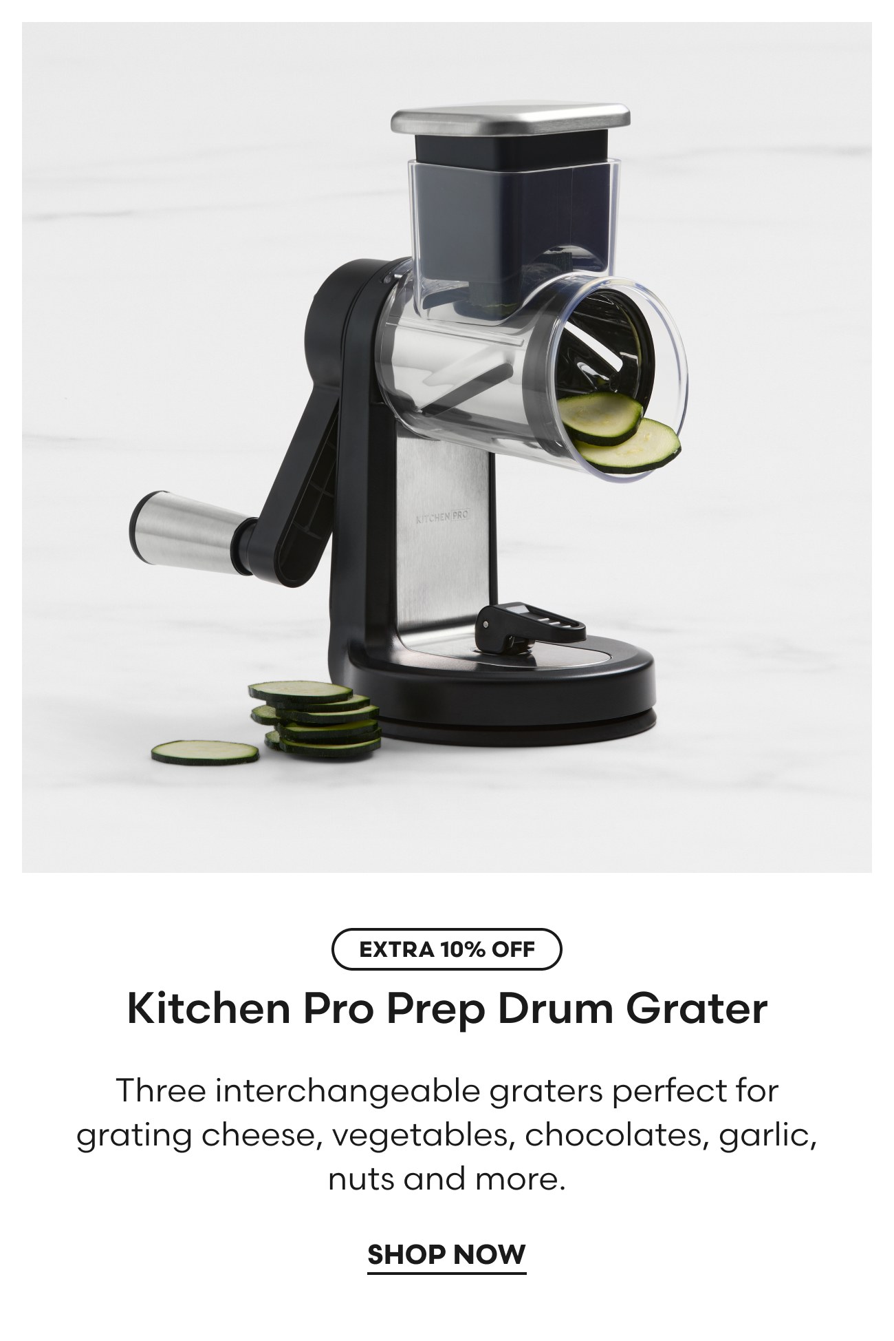 Kitchen Pro Prep Drum Grater