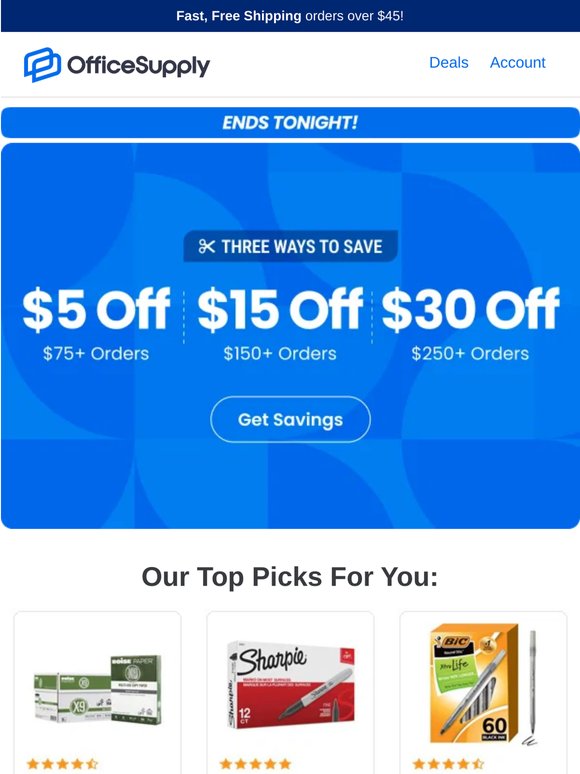 ⚠️ Ends tonight: up to $30 off! ⚠️