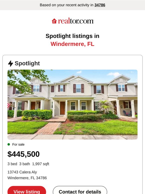 Featured Spotlight Listing in Windermere