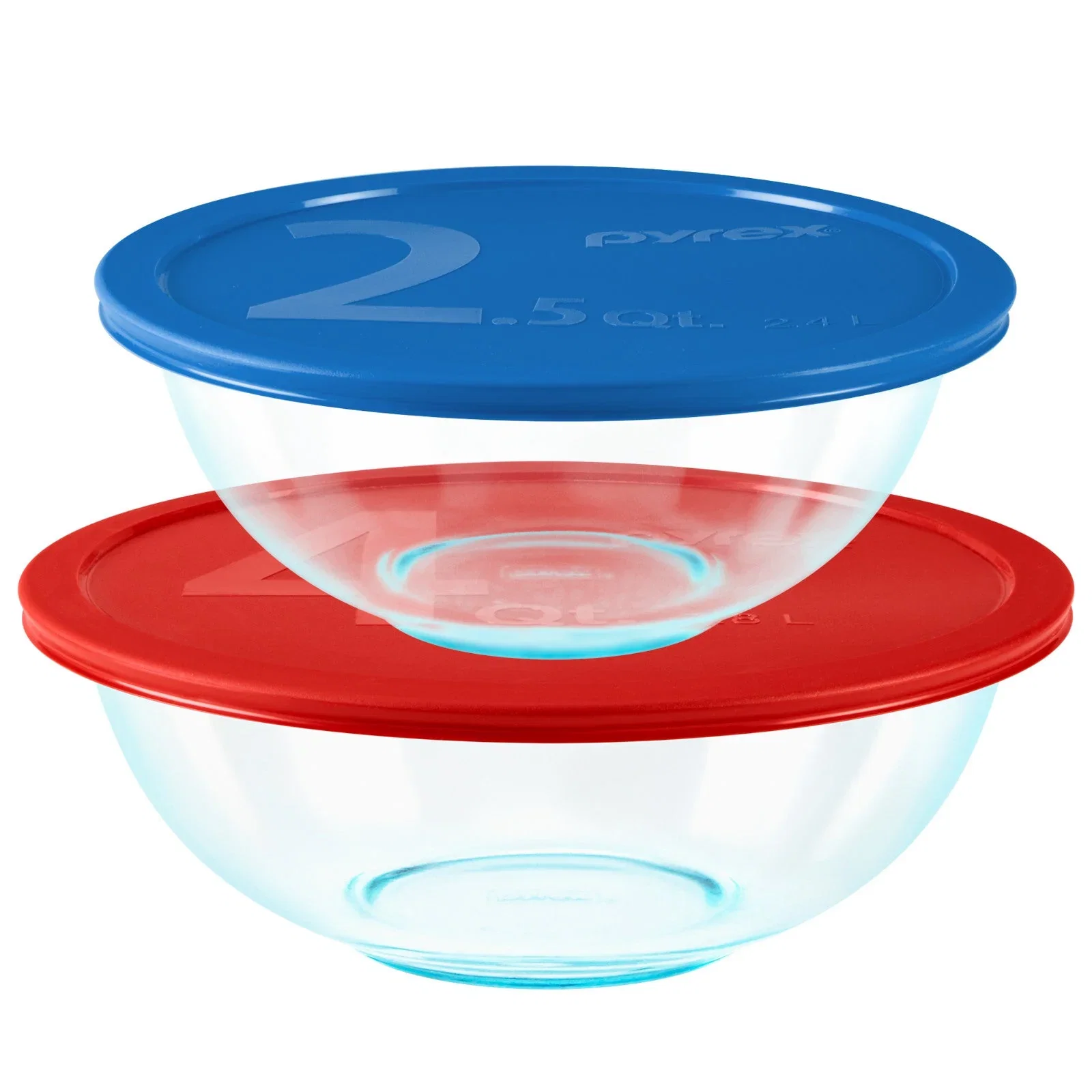 Image of Pyrex® Smart Essentials® 4-piece Glass Mixing Bowl Set