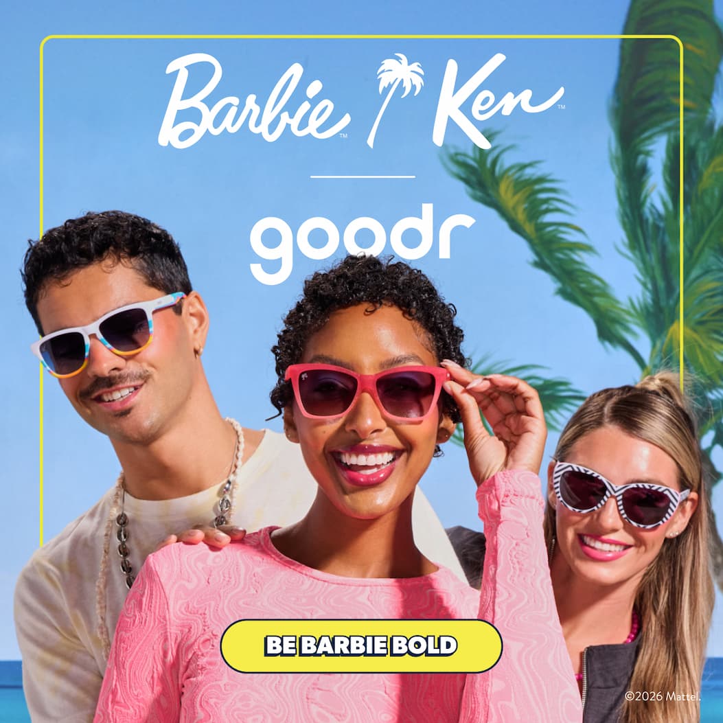 goodr x Barbie x Ken; Be Barbie Bold