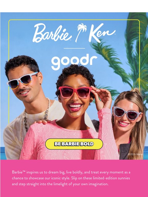 Barbie™ x goodr is here!