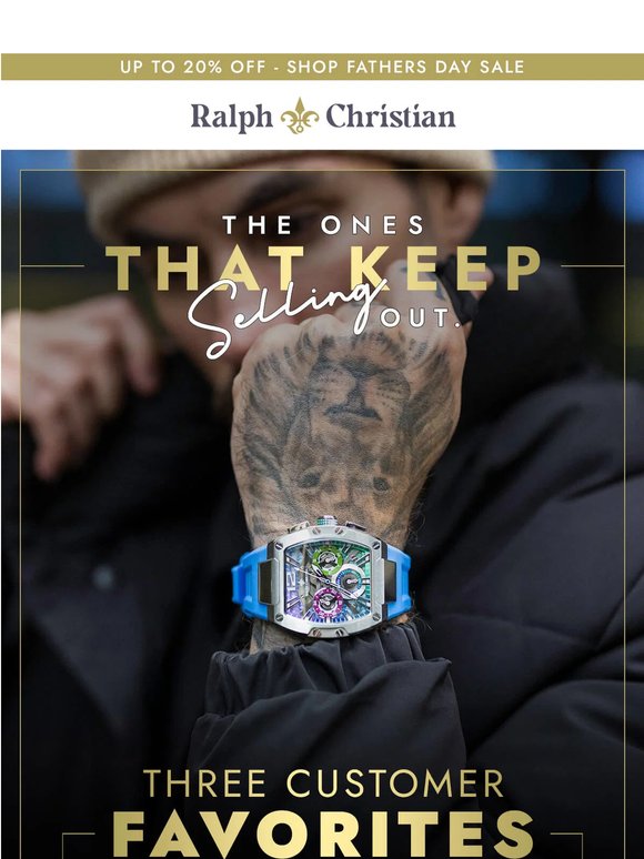 Our most in-demand watches 🏆 Father's Day sale on now