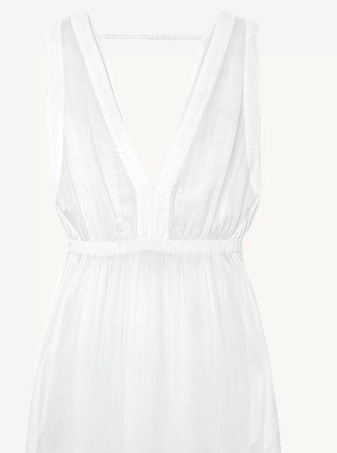 v-neck beach dress