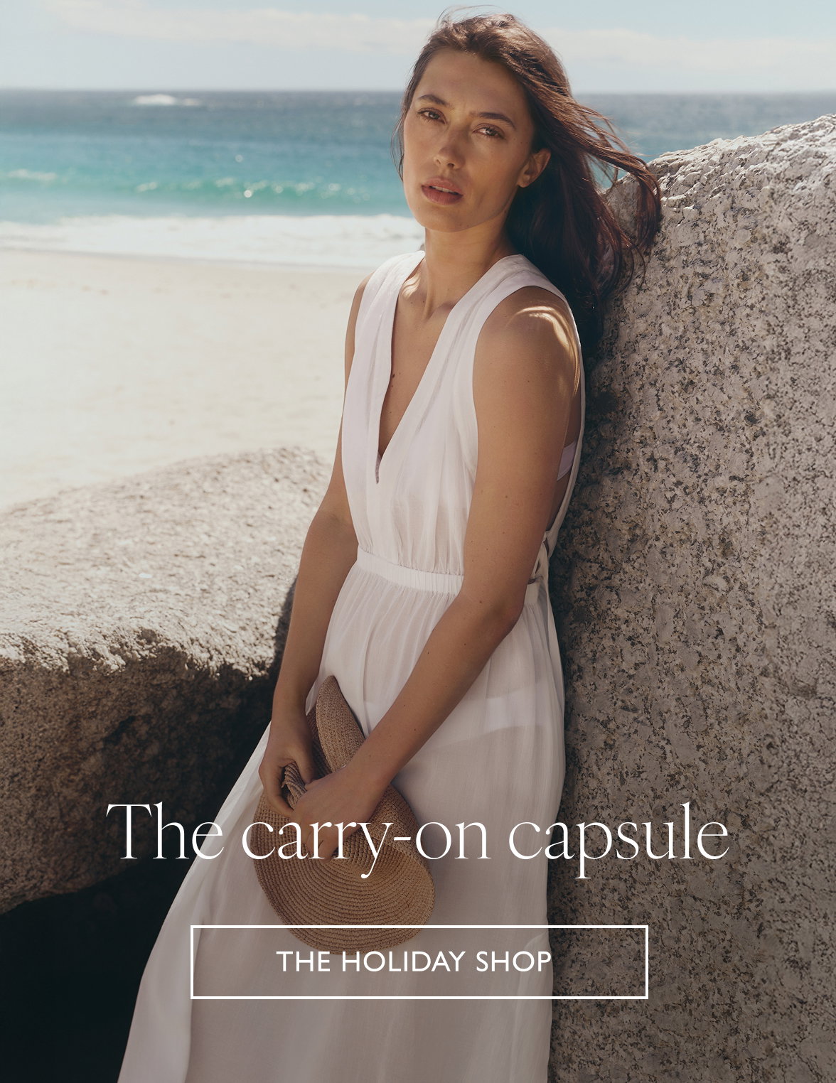 The carry-on capsule. The Holiday Shop.