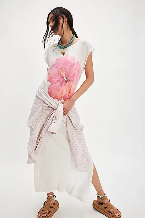 Hibiscus Maxi Tee