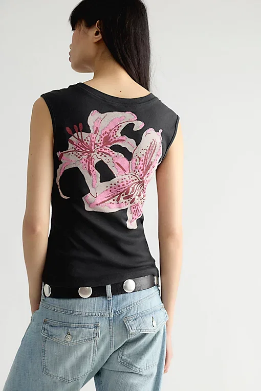 We The Free Ballad Reversible Lily Printed Tank