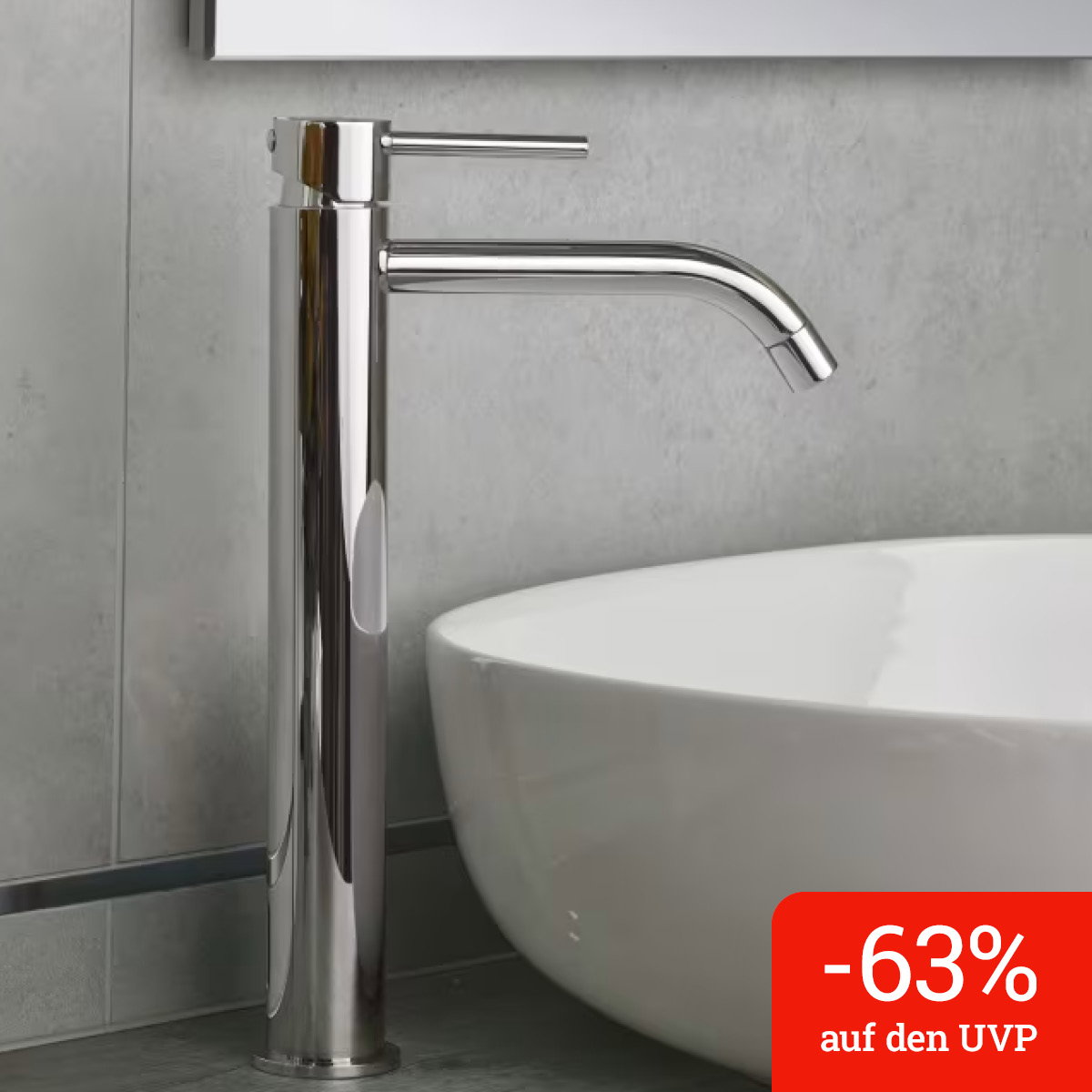 Kronenbach Lima 2.0 Waschtisch-Einhebelmischer XXL für Schalenbecken