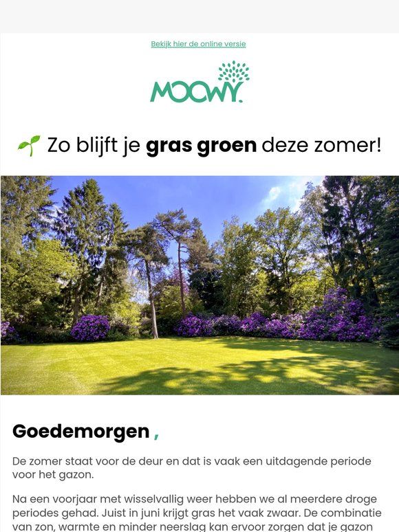 🌱Bescherm het gazon tegen de hitte! 🥵