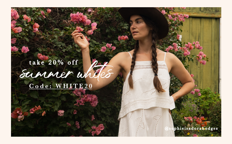 White Collection 20% off | WHITE20
