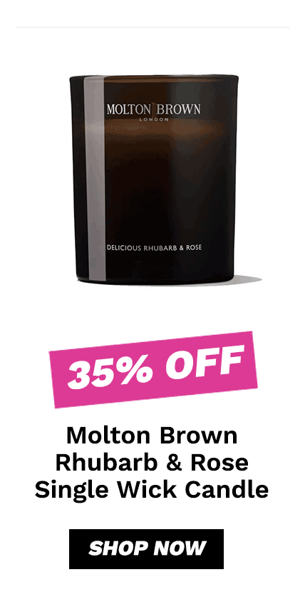 Molton Brown Rhubarb & Rose Single Wick Candle