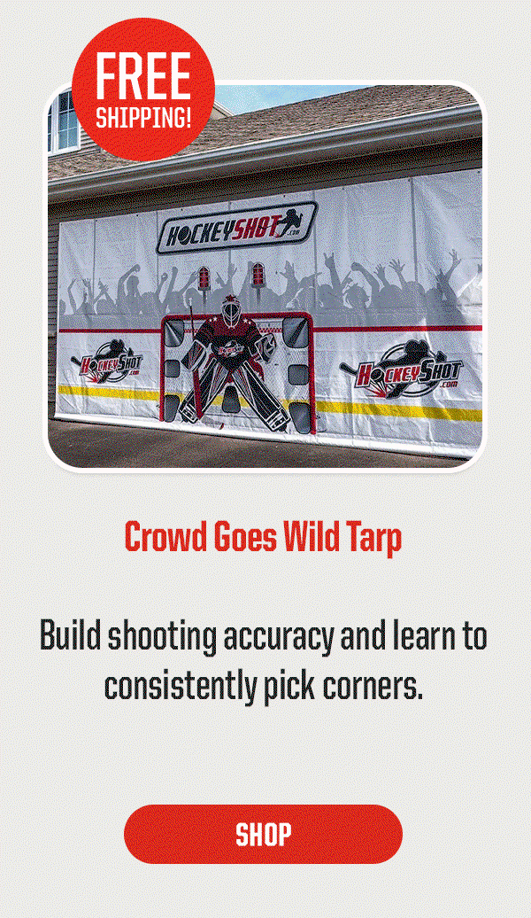 Product Block 4: Crowd Goes Wild Tarp. Build shooting accuracy and learn to consistently pick corners. Free Shipping! CTA: Shop