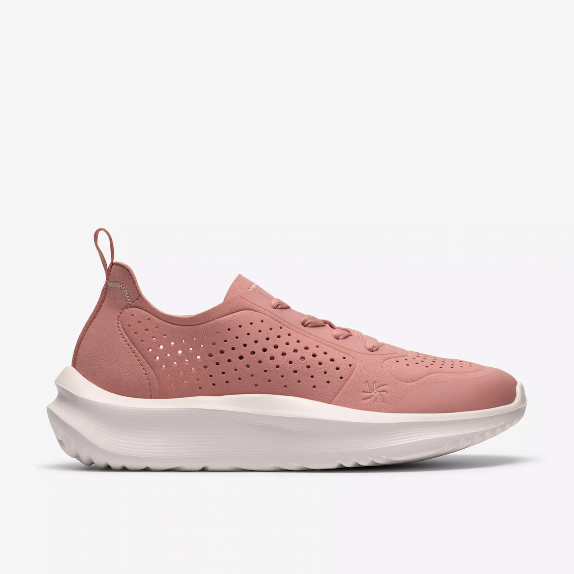 Clarks Cloudsteppers Solevana Tie Dusty Pink