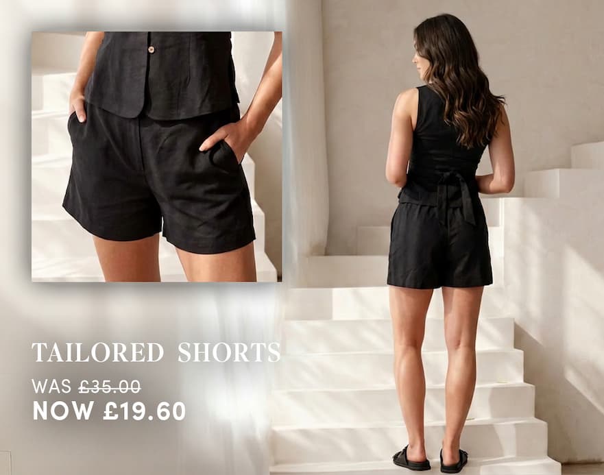 Tailored Short in Black