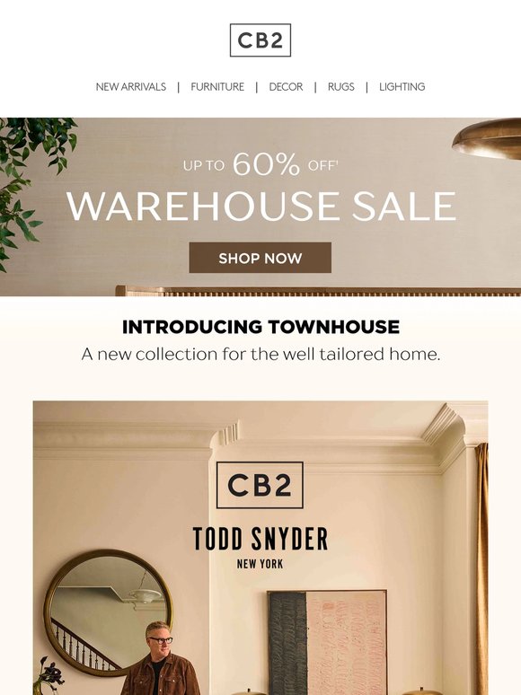 JUST DROPPED: CB2 x Todd Snyder