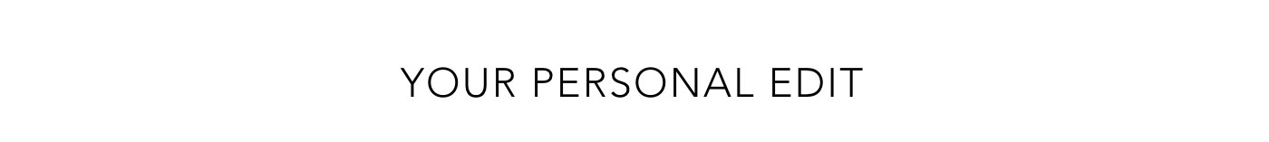 Your Personal Edit
