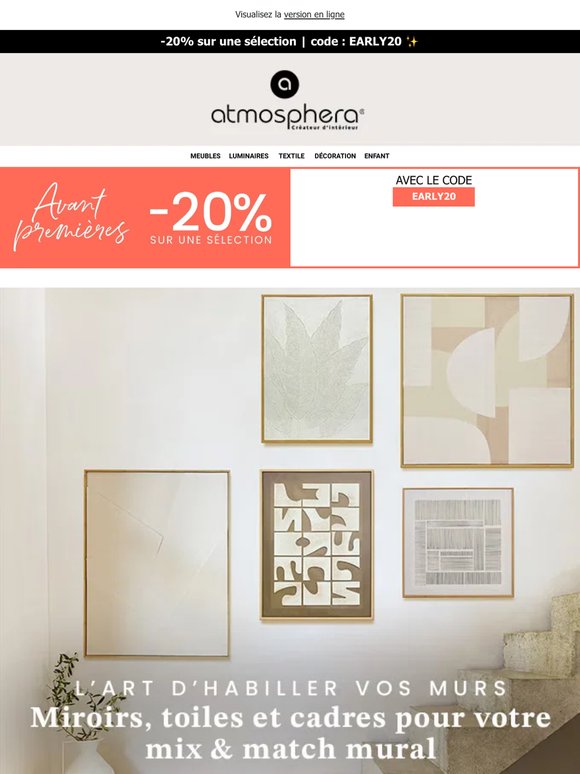 Et si vos murs devenaient une galerie d’art ? 🖼️
