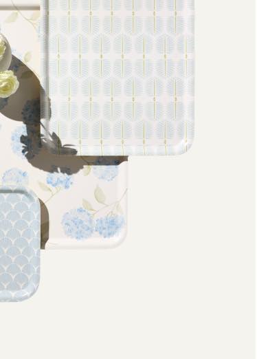 Patterned Trays