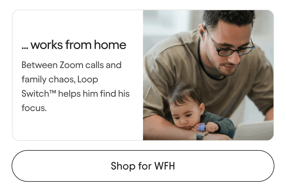 ...works from home