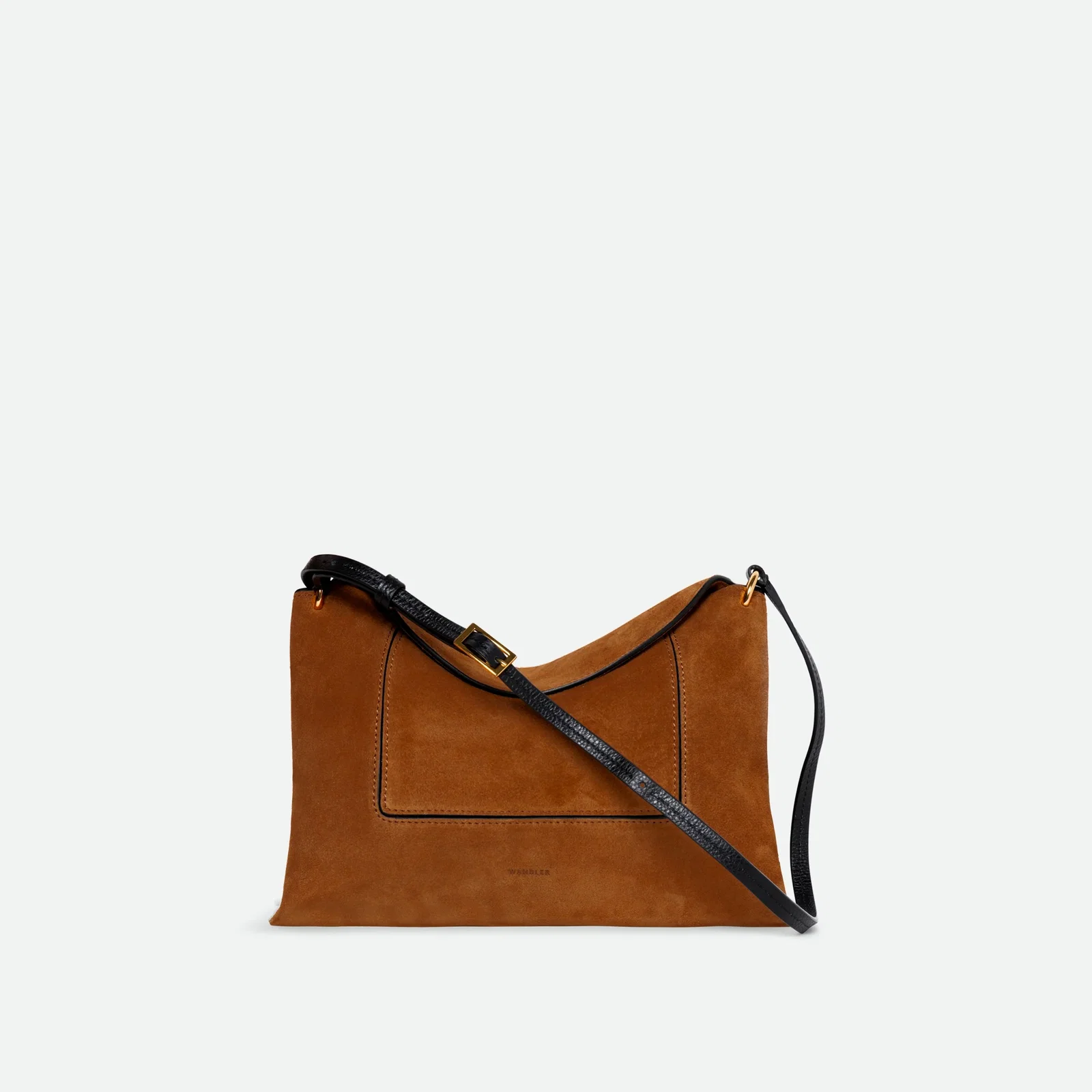 Image of Penelope Slouch Bag - Cognac Suede