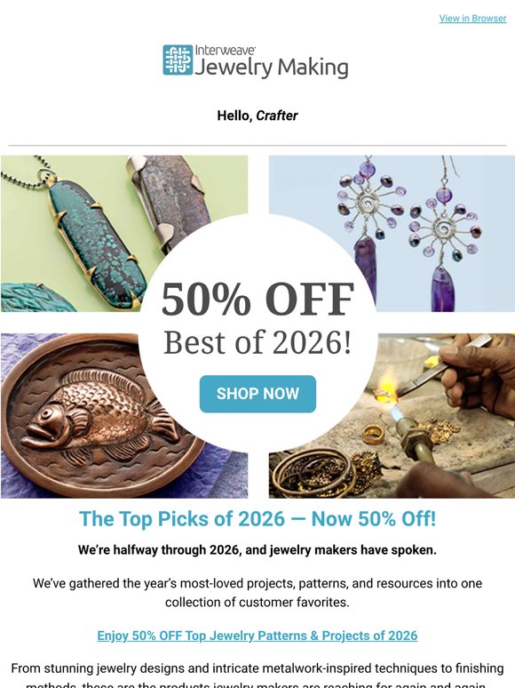 🏆 Best Jewelry Products of 2026 — 50% OFF!