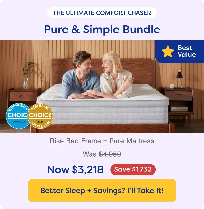 The Ultimate Comfort Chaser. Shop Pure & Simple Bundle. Save $1,732