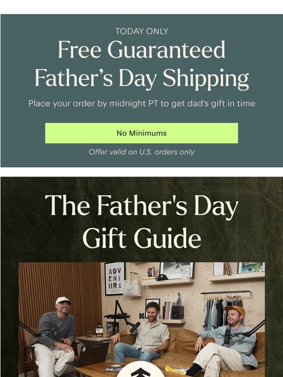 Ask Huckberry: Dad Edition