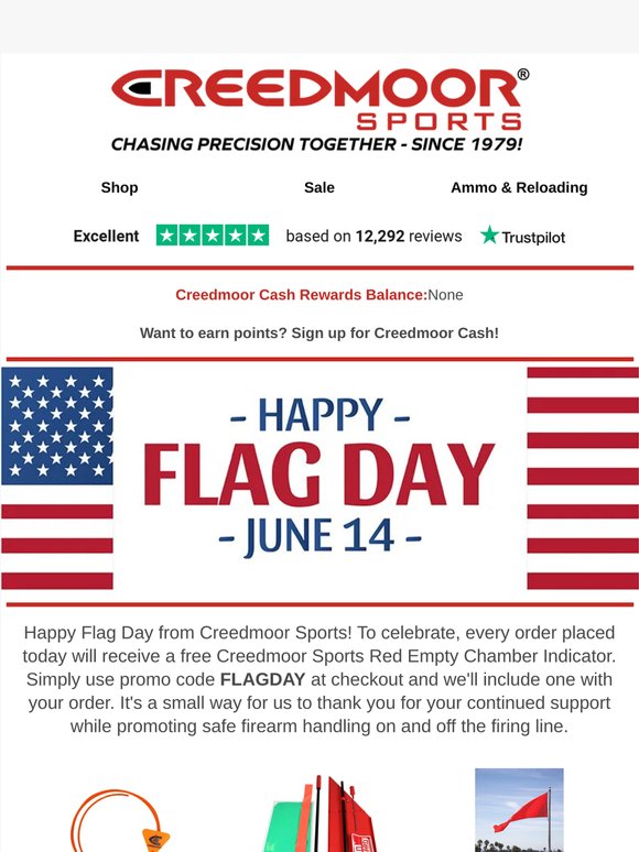 Happy Flag Day from Creedmoor Sports