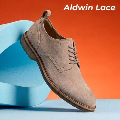Shop Aldwin Lace Grey Suede