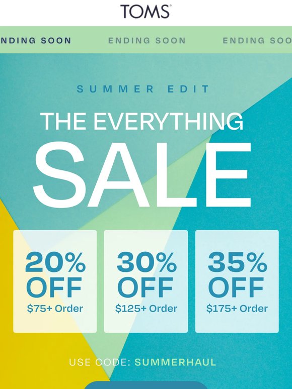 Clock Is Ticking on the Everything Sale