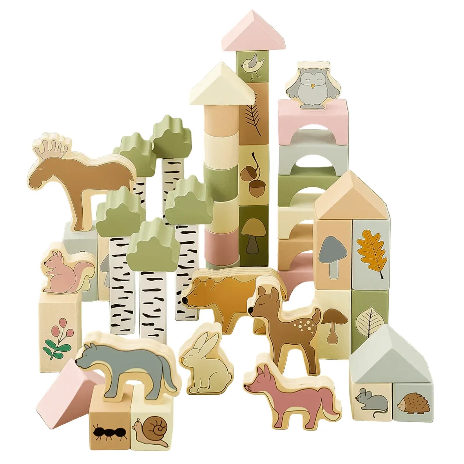 Image of JaBaDaBaDo Building Blocks Forest 50pcs