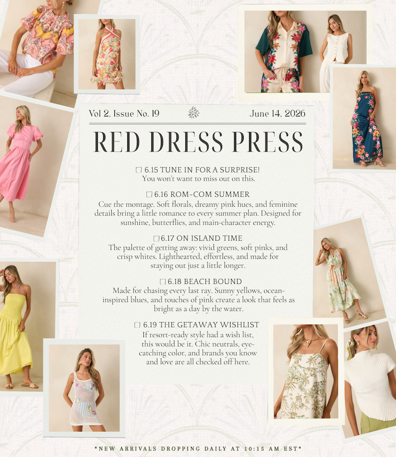 Red Dress Press. Explore new drops every week day at 10:15 AM EST.