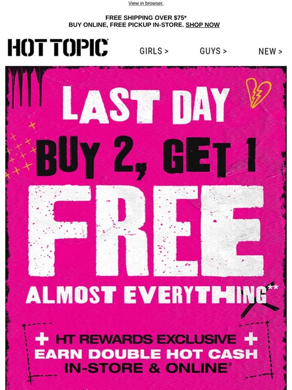 It ain't over❗ Buy 2, Get 1 FREE on tons of styles