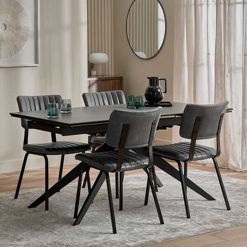 Trento 6-8 Seater Extendable Dining Table