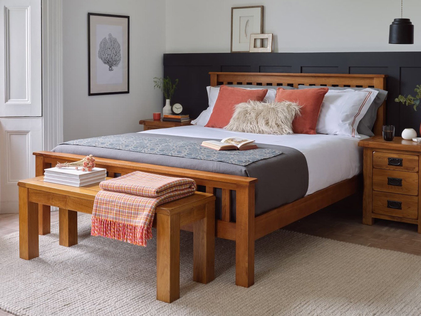 Original Rustic Double Bed