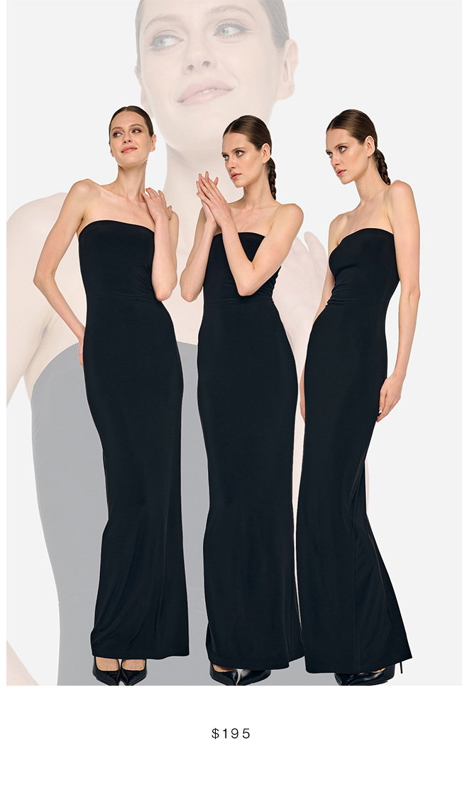 STRAPLESS LONG DRESS