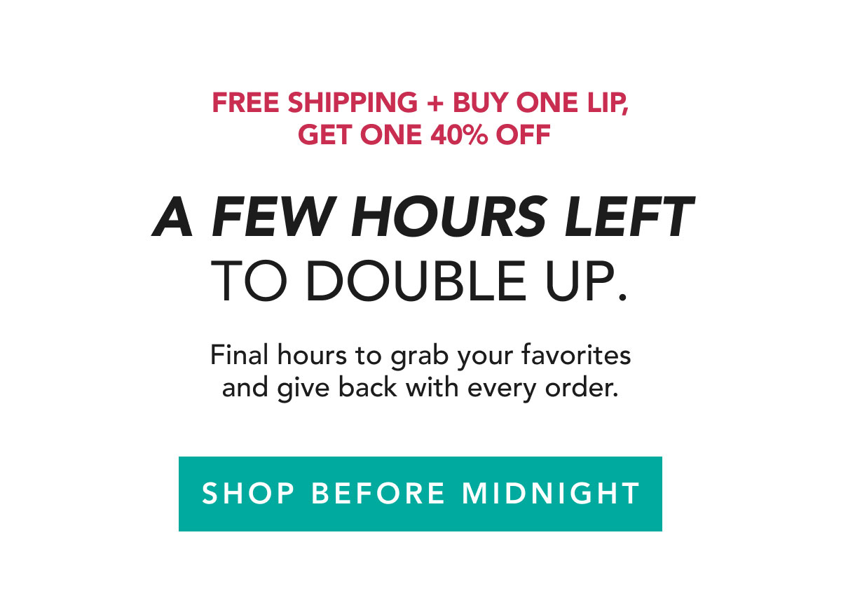 A few hour left to double up