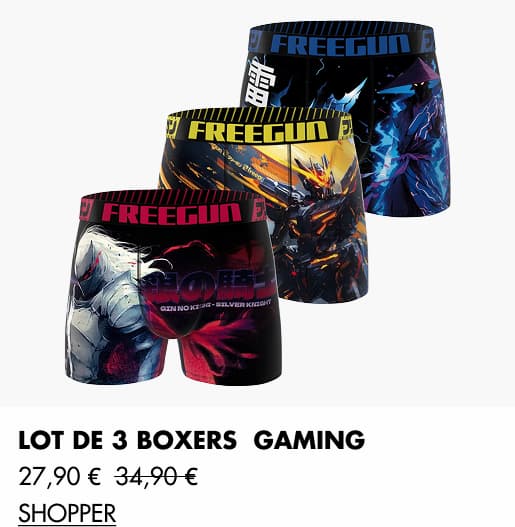 Lot de 3 Boxers  Gaming  27,90 €  34,90 €