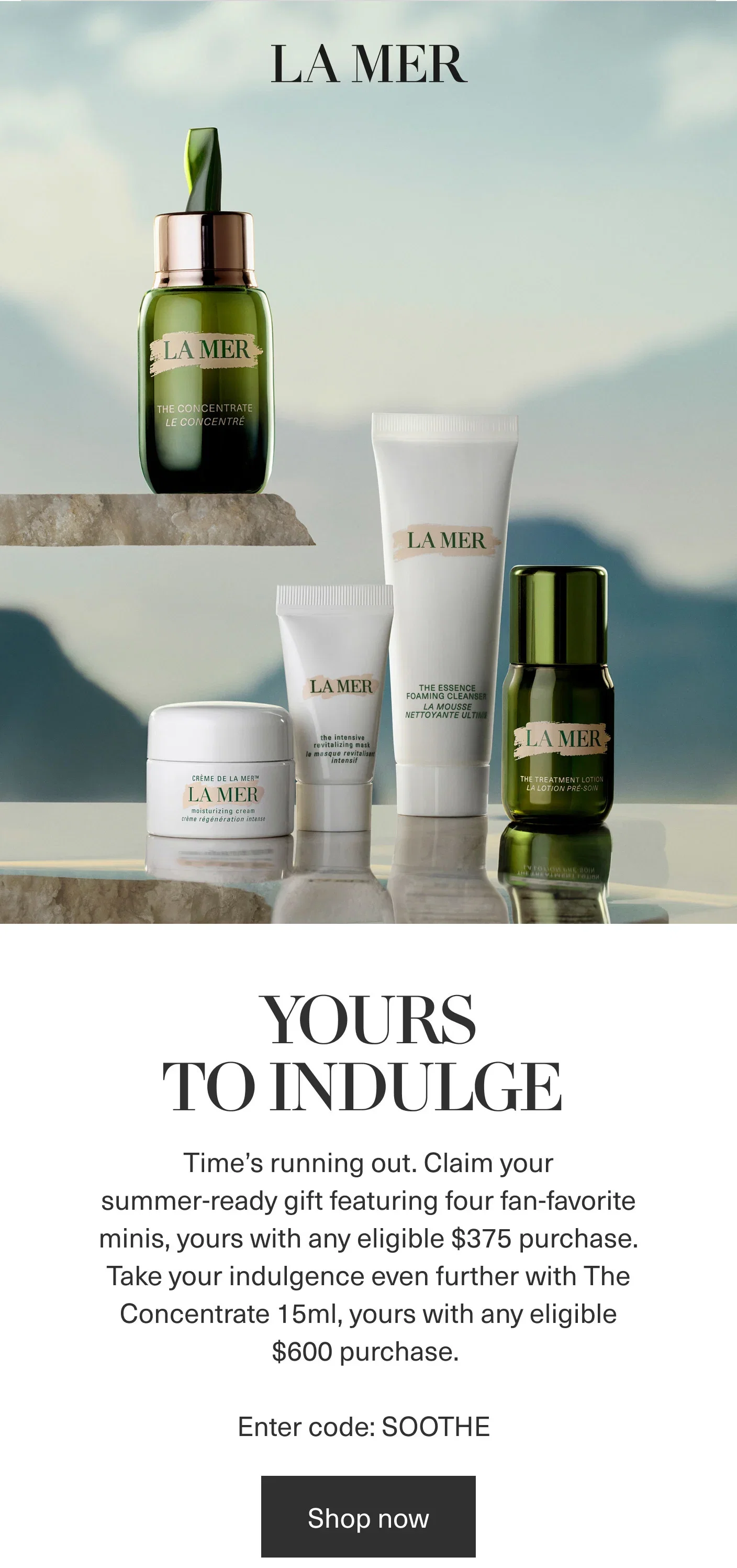 LA MER | YOURS TO INDULGE | Shop now